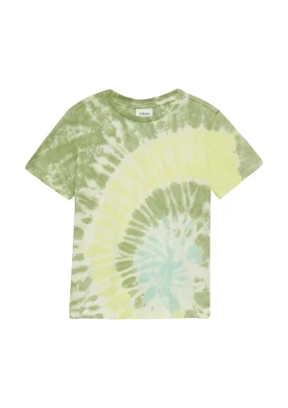 s.Oliver - T-Shirt grün/mehrfarbig - Gr. - 98