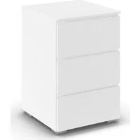 rauch Nachtkommode Nachttisch Nachtkonsole Nachtschrank MAINZ (Breite 40 cm), drei praktische und geräumige Schubladen MADE IN GERMANY