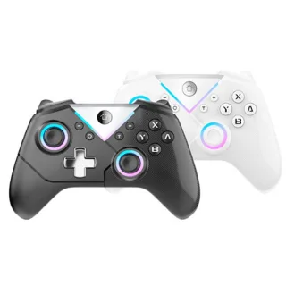 CM-617 Wireless bluetooth Game Controller with Hall Effect Joystick Anti Stick Drift RGB Lighting Motion Control Vibrati