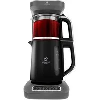 Karaca Wasserkocher Karaca Caysever Robotea Pro 4in1 Teekocher + Kaffeemaschine,Space Grau, 2500 W