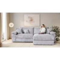 OTTO home Ecksofa Soft&Cosy XXL L-Form, B: 303 cm - OTTO. Verlässliche Qualität., Mega-Sofa, Cord oder Chenille-Struktur, mit Federkern & 4 Zierkissen