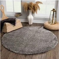 Sanat Hochflor-Teppich Porto, rund, Höhe: 45 mm, Wohnzimmer, Langflor, Shaggy Teppich