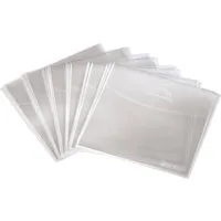 Hama CD-Hülle CD-/DVD-Schutzhüllen 100, Transparent, CD DVD Hülle