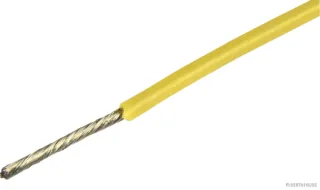 HERTH&BUSS Elektroleitung, Silikon 0,5 mm², gelb, 5 m gelb - 51275505002