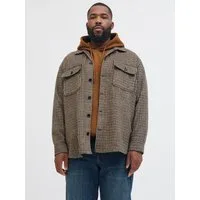 Jack & Jones PlusSize Langarmhemd JJEBRADLEY OLLIE OVERSHIRT LS NOOS PLS