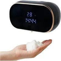 FELIXLEO Seifenspender Automatischer Schaumseifenspender 3 Stufen USB Wandmontiert LCD