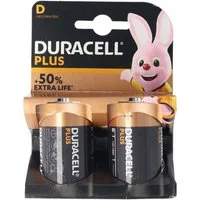 Duracell DURACELL Plus Mono/D/LR20 2er Pack Batterie, (1,5 V)