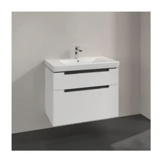Villeroy und Boch Subway 2.0 Waschtisch-Unterschrank A91410DH 78,7 x 59 x 44,9 cm, Griff chrom, glossy white
