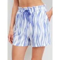 CALIDA Pyjamashorts Favourites Ocean Damen (1-tlg) weiche Modalfasern, elastischer Bund, atmungsaktiv, mit Seitentaschen