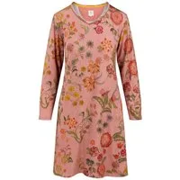 PiP Studio Nachthemd Dana Long Sleeve Nightdress Flower mit floralem Muster