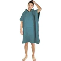 normani Badeponcho Badeponcho aus Bio-Baumwolle Sitra, Bio-Baumwolle, Kapuze, Schlupf, Strandponcho 90x105 cm aus 100 % Öko-Baumwolle mit Kapuze