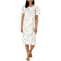 Normann Nachthemd Damen kurzarm Nachthemd im klassischen fraulichen Design