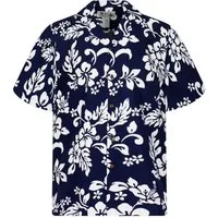 KY's Hawaiihemd "81" Herren Kurzarm Baumwolle Kokosknöpfe Original Hawaii