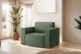 Sessel Designersessel PALMA in Stoff Scala Forest