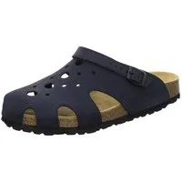 AFS-Schuhe 309340 Clogs Pantolette für Herren aus Leder mit Fußbett, Hausschuhe Made in Germany