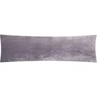 Heubergshop Seitenschläferkissenbezug, (1 Stück), 40x145cm, Fleece Winter flauschig weich warm Kissenbezug (Anthrazit)