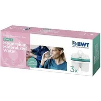 BWT Wasserfilter Zinc + Magnesium Mineralized Water, Zubehör für BWT Wasserfiltersysteme, Filterkartuschen-Set, 3er Pack