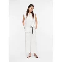 comma 7/8-Hose Hose Culotte aus Leinenmix mit Elastikbund