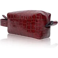 John Phillip Kulturbeutel Handgefertigte Leder Kulturtasche, Rasiertasche für Herren & Damen