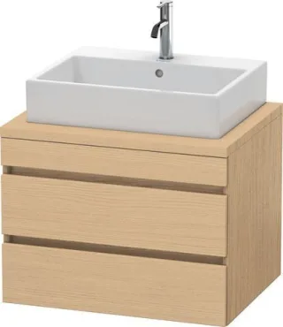 Duravit DuraStyle Konsolenwaschtischunterbau wandhängend Natur Eiche Matt 700x548x512 mm - DS5316030 DS531603030