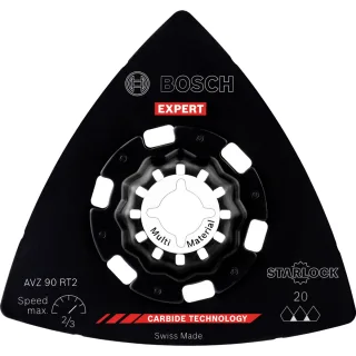 Bosch EXPERT Schleifplatte AVZ 90 RT2 Blatt für Multifunktionswerkzeuge - 2608900046