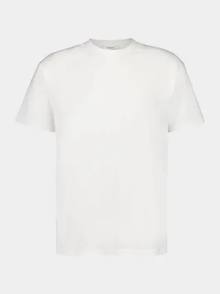 Rundhals T-Shirt mit kurzen Ärmeln
