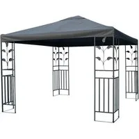Spetebo Pavillon-Ersatzdach Ersatzdach mit PVC-Beschichtung - anthrazit, (Stück, Ersatzdach), PVC Pavillondach wasserdicht