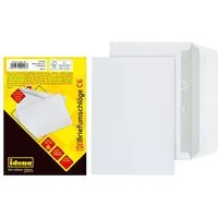 Idena Briefumschlag Idena 10216 - Briefumschläge DIN C6, 75 g/m², haftklebend, ohne Fenste