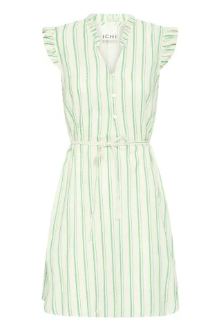 ICHI - Kleid - Ihjovil grün - Gr. - 42