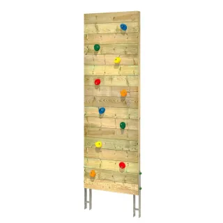 Kletterwand Smart Wall aus Holz - Stabiles Gartenspielgerät für Kinder - Freistehende Kletteranlage für den Garten - Spielspaß mit Wickey
