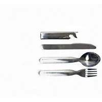 Origin Outdoors Campinglöffel Origin Outdoors Biwak Army Besteck – Camping-Essbesteck Edelstahl