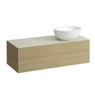 LAUFEN Waschtischunterschrank und Waschtischplatte ALESSI 500x1200x370 H4313170972501