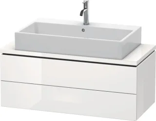 Duravit L-Cube Konsolenwaschtischunterbau wandhängend Weiß Hochglanz 1020x477x400 mm - LC580908585 LC580908585