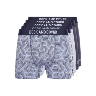 Duck and Cover - "Quendle" Boxershorts für Herren(5er-Pack) (Bunt)
