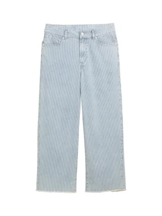 Tom Tailor - High Waist Culotte Jeans blau - Gr. - 28/28