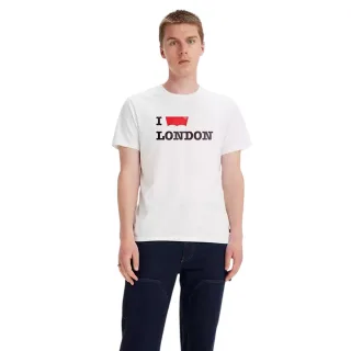 Levis - "London" T-Shirt für Herren, Rundhalsausschnitt (Weiß)