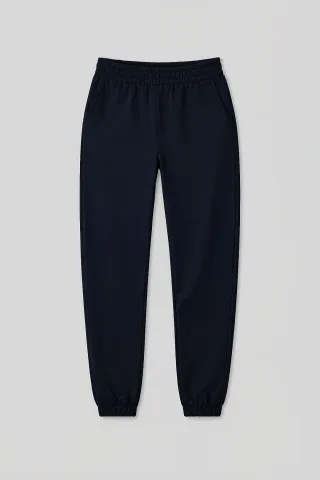 Damen High-Waist Relaxed Fleece Jogginghosen