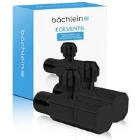 Bächlein Eckventil 2er-Set mit Schraub- oder Schnellverschluss - selbstdichtend, (2-er Set), Für Heiß- und Kaltwasser geeignet