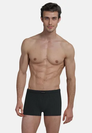TOM TAILOR BODYWEAR - TOM TAILOR Herren Hip Pants längsgestreift 1er Pack black - Gr. - XL