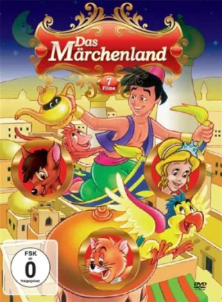Das Märchenland 7 Filme: Peter und der Wolf / Die Bremer Stadtmusikanten / Aladin und die Wunderlampe / Schneewittchen / Goldie - Das Rehlein / Küss den Froschkönig / Der gestiefelte Kater