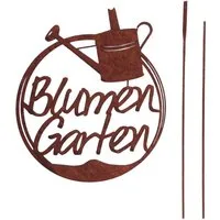 UNUS GARDEN Gartenstecker Roststecker Schild Blumengarten (1-St)