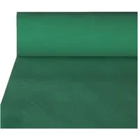 PAPSTAR Tischdecke Papiertischtuch mit Damastprägung 50 m x 1 m dunkelgrün