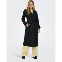 ONLY Trenchcoat ONLLINE X-LONG TRENCHCOAT OTW NOOS mit Bindegürtel an der Taille - 2 Seitentaschen