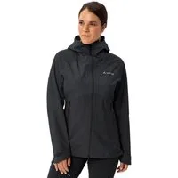 VAUDE Regenjacke WOMEN'S SIMONY 2,5L JACKET V mit Kapuze, wasserdicht, winddicht, atmungsaktiv, Regular Fit, Langarm
