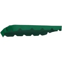 MFG Freizeitmöbel Hollywoodschaukelersatzdach 182 x 134 cm (Taschenmaß 176 x 130 cm), dunkelgrün, 100% Polyester, wasserabweisend
