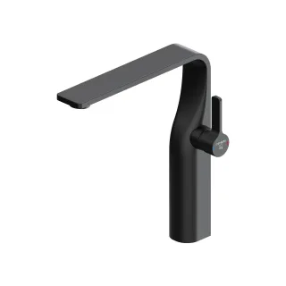 Steinberg Serie 230 Waschtisch-Einhebelmischer ohne Ablaufgarnitur, Schwarz matt 230 1720 2 S