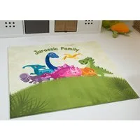 Steffensmeier Kinderteppich Jurassic Family, Rechteckig, Dino, Kinderzimmer