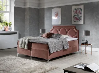 Boxspringbett Schlafzimmerbett TARIK 120x200cm in div. Farbvarianten