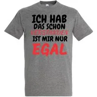 Youth Designz T-Shirt Verstanden Egal Herren T-Shirt mit lustigen Spruch Statement Geschenk lustiger Aufdruck für Männer