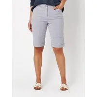 Relaxed by TONI Bermudas Meine beste Freundin Bermuda aus leichtem Seersucker